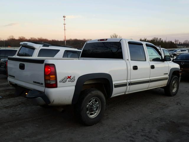 1GCGK13U72F211516 - 2002 CHEVROLET SILVERADO WHITE photo 4