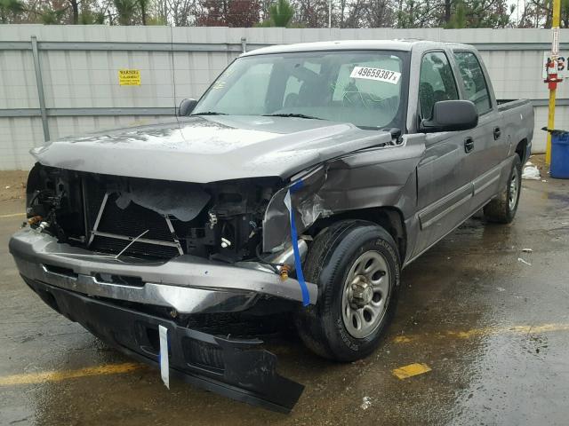 2GCEC13V271172586 - 2007 CHEVROLET SILVERADO GRAY photo 2