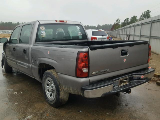 2GCEC13V271172586 - 2007 CHEVROLET SILVERADO GRAY photo 3