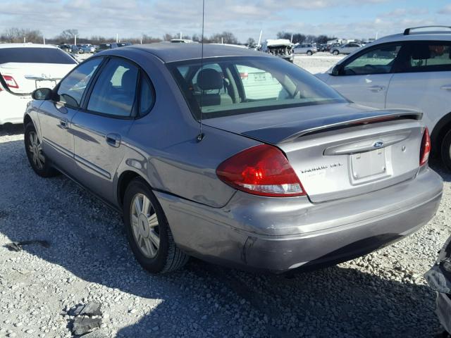 1FAFP56U56A259895 - 2006 FORD TAURUS SEL GRAY photo 3