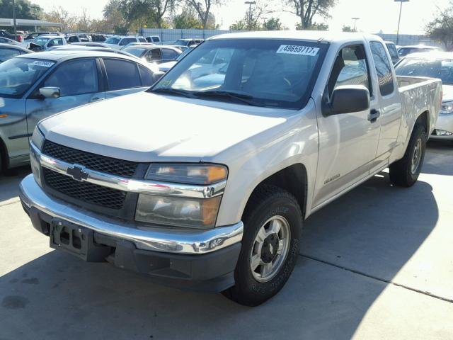 1GCCS196458191418 - 2005 CHEVROLET COLORADO SILVER photo 2