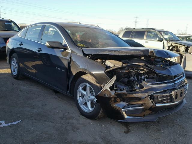 1G1ZB5ST9HF242051 - 2017 CHEVROLET MALIBU LS შავი ფოტო 1