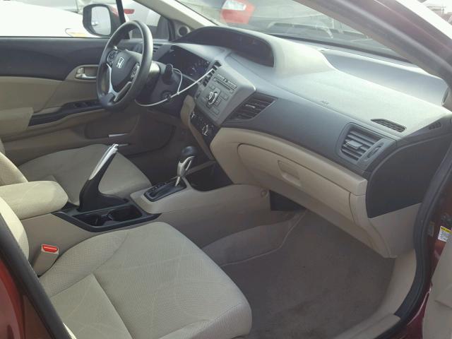 2HGFB2F85CH597788 - 2012 HONDA CIVIC EX 红色 照片 5