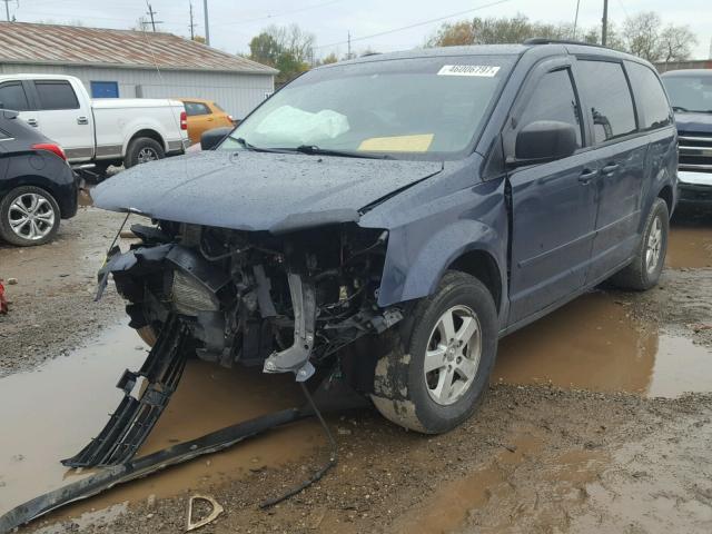 1D8HN44E79B507711 - 2009 DODGE GRAND CARA BLUE photo 2