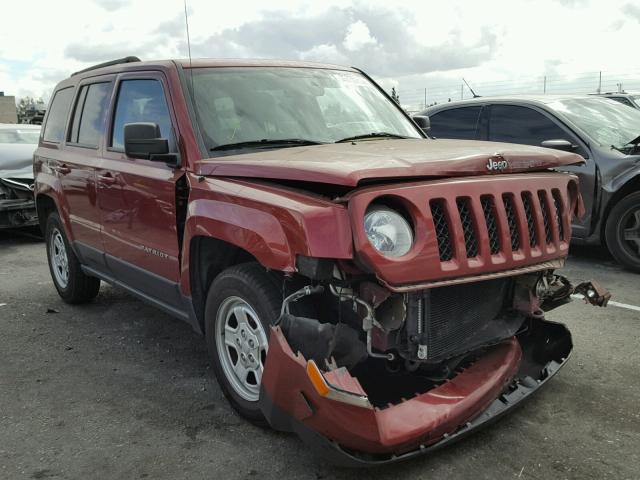 1C4NJPBB9ED856603 - 2014 JEEP PATRIOT SP RED photo 1