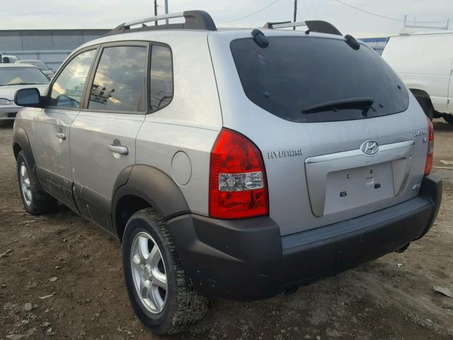 KM8JN72D45U108776 - 2005 HYUNDAI TUCSON GLS SILVER photo 3