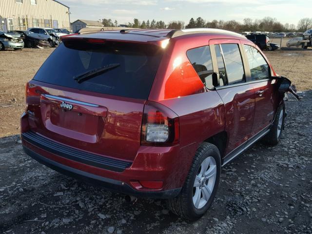 1C4NJDBB2GD535598 - 2016 JEEP COMPASS SP RED photo 4