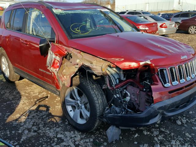 1C4NJDBB2GD535598 - 2016 JEEP COMPASS SP RED photo 9