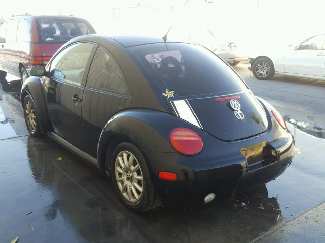 3VWBK21C42M408151 - 2002 VOLKSWAGEN NEW BEETLE 黑色 照片 3
