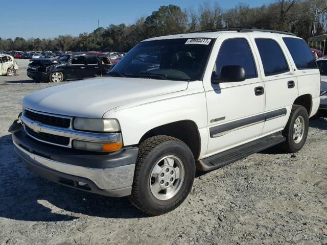 1GNEC13Z72J158420 - 2002 CHEVROLET TAHOE C150 WHITE photo 2