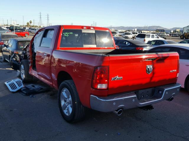 3C6RR7LT3HG564414 - 2017 RAM 1500 SLT RED photo 3