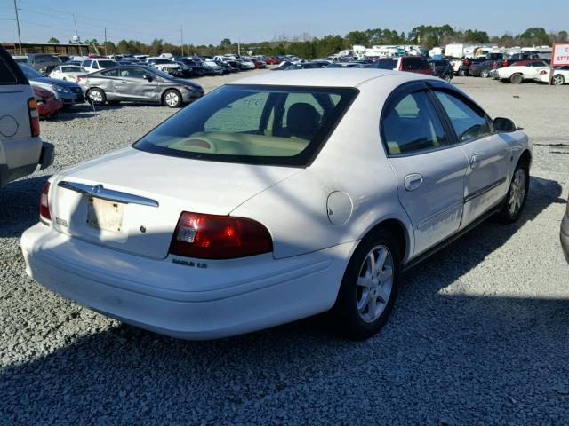 1MEFM53S5YA631095 - 2000 MERCURY SABLE LS WHITE photo 4