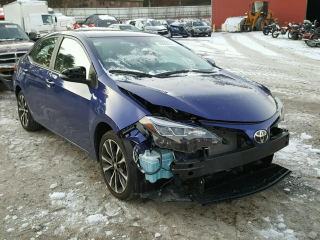 2T1BURHEXHC764411 - 2017 TOYOTA COROLLA L BLUE photo 1