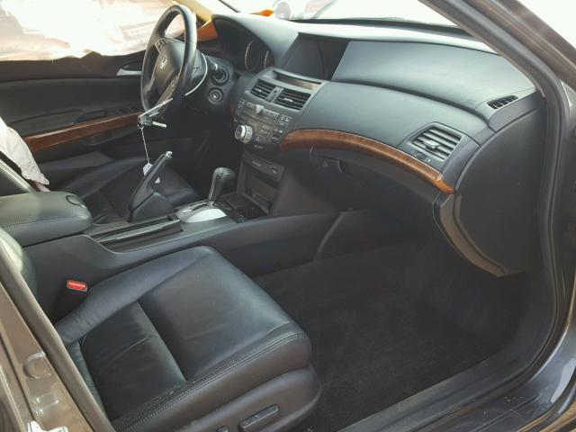 1HGCP2F84BA020994 - 2011 HONDA ACCORD EXL GRAY photo 5