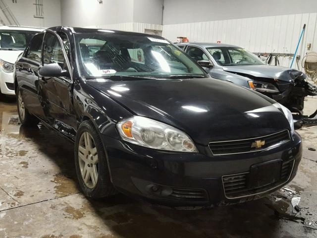 2G1WC58R179250518 - 2007 CHEVROLET IMPALA LT BLACK photo 1