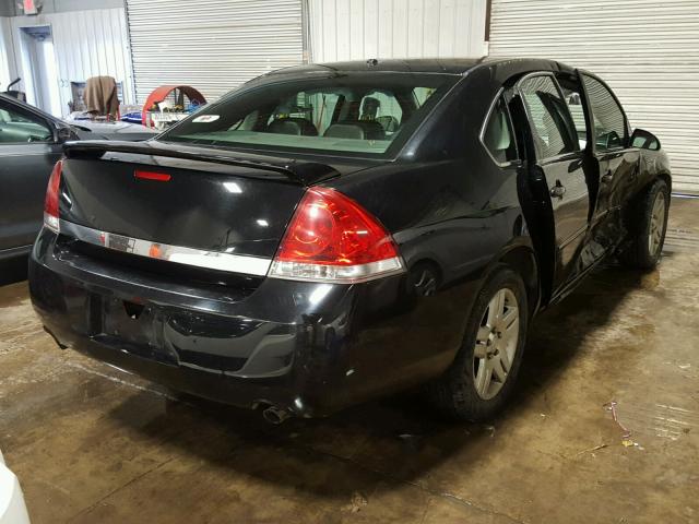 2G1WC58R179250518 - 2007 CHEVROLET IMPALA LT BLACK photo 4