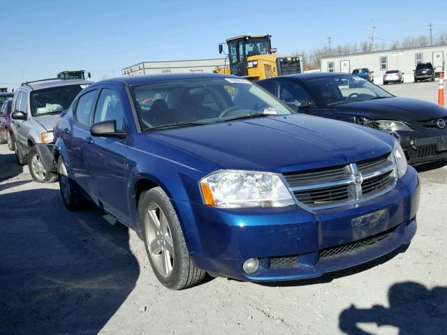 1B3LC56R48N301460 - 2008 DODGE AVENGER SX BLUE photo 1