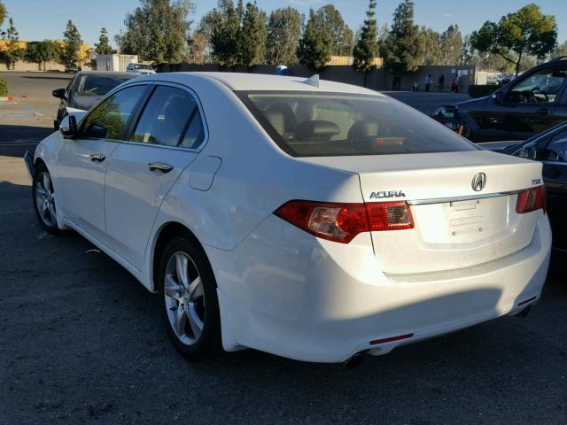 JH4CU2F42EC003011 - 2014 ACURA TSX WHITE photo 3