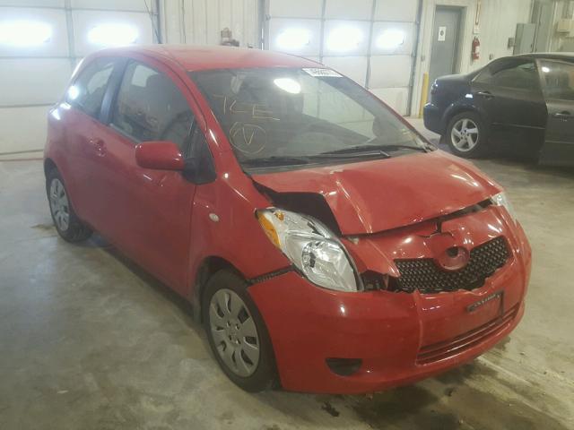 JTDJT923085184846 - 2008 TOYOTA YARIS RED photo 1