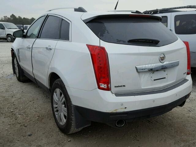 3GYFNAE34CS547994 - 2012 CADILLAC SRX LUXURY WHITE photo 3