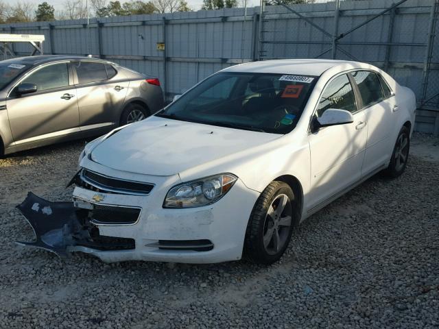 1G1ZC5EU9BF288987 - 2011 CHEVROLET MALIBU 1LT WHITE photo 2