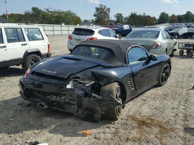 WP0CA29877U711843 - 2007 PORSCHE BOXSTER BLACK photo 4