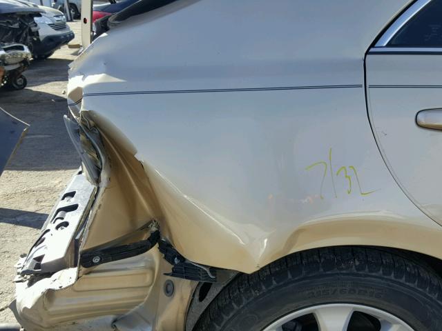 4T1BF3EK7BU219872 - 2011 TOYOTA CAMRY BASE GOLD photo 9