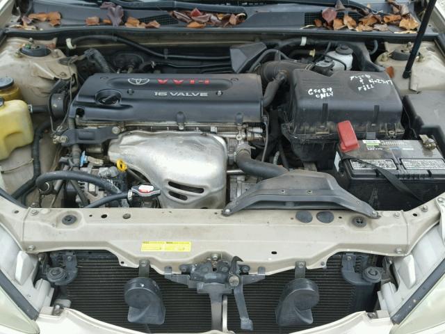 JTDBE32K740275848 - 2004 TOYOTA CAMRY LE TAN photo 7