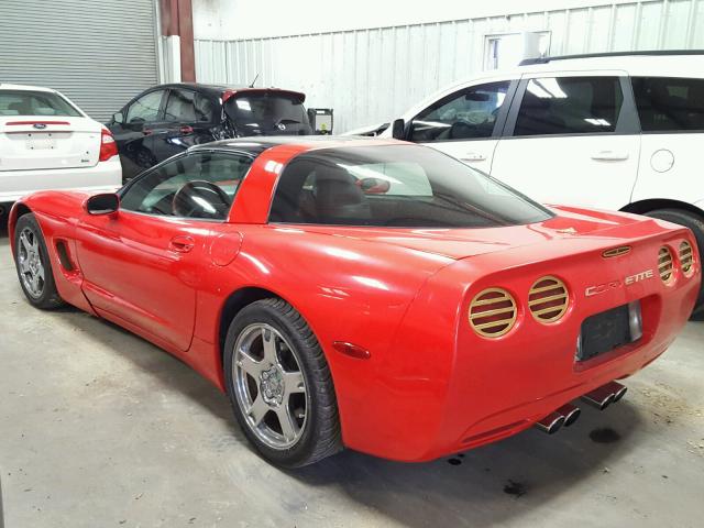 1G1YY22G0V5100586 - 1997 CHEVROLET CORVETTE RED photo 3