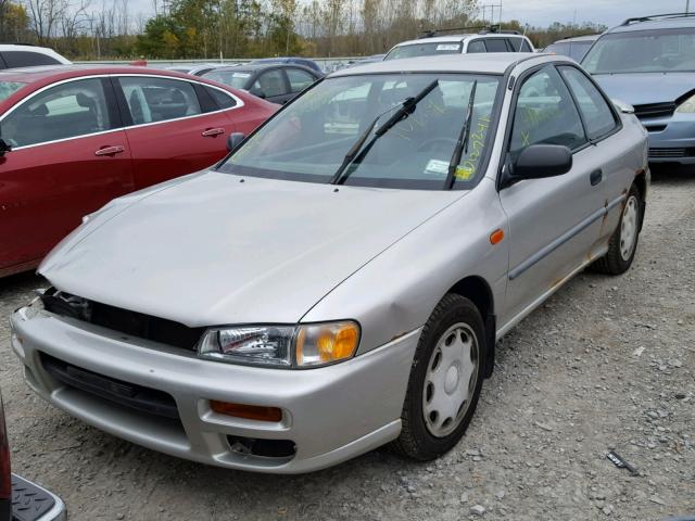 JF1GM4358XH401038 - 1999 SUBARU IMPREZA L GRAY photo 2