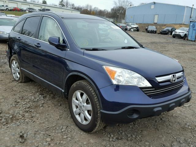 5J6RE48748L037560 - 2008 HONDA CR-V EXL BLUE photo 1