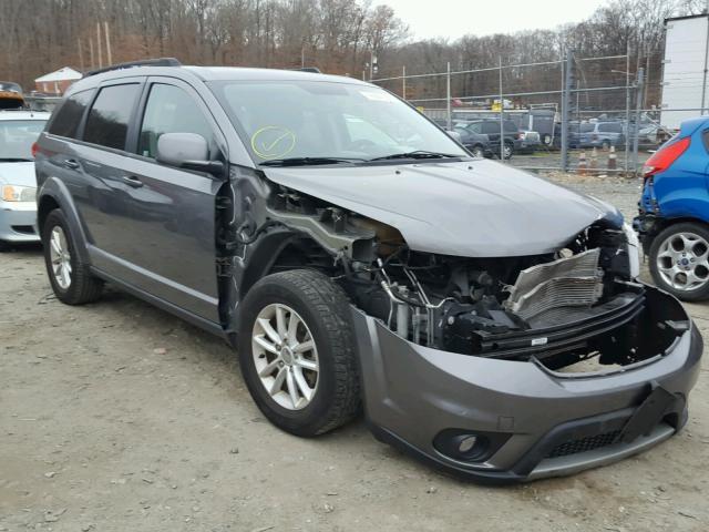 3C4PDCBG8DT667096 - 2013 DODGE JOURNEY SX GRAY photo 1