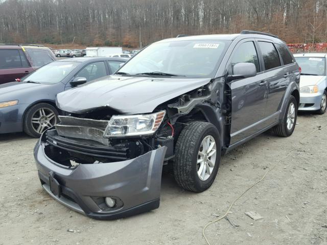 3C4PDCBG8DT667096 - 2013 DODGE JOURNEY SX GRAY photo 2