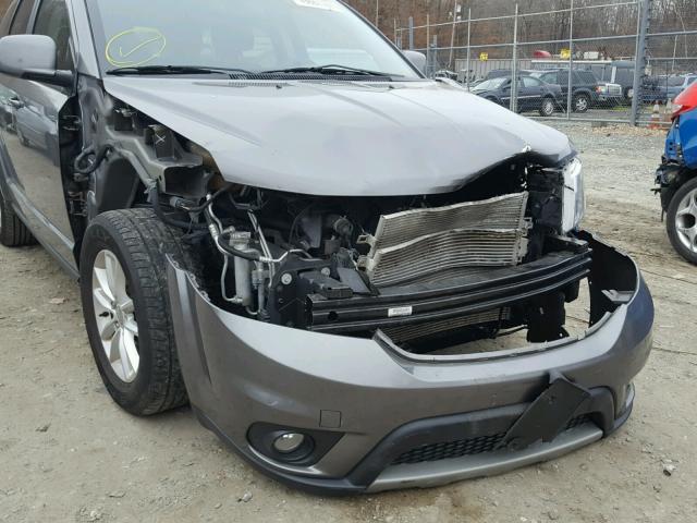 3C4PDCBG8DT667096 - 2013 DODGE JOURNEY SX GRAY photo 9