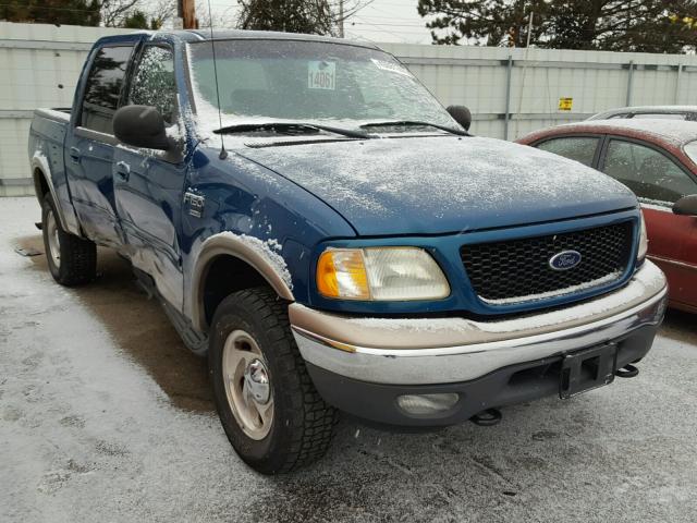 1FTRW08L31KC03863 - 2001 FORD F150 SUPER TEAL photo 1