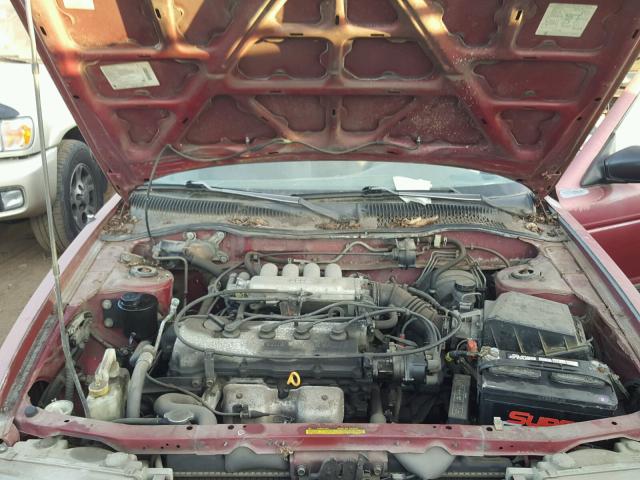 1N4EB31P2RC808252 - 1994 NISSAN SENTRA E RED photo 7