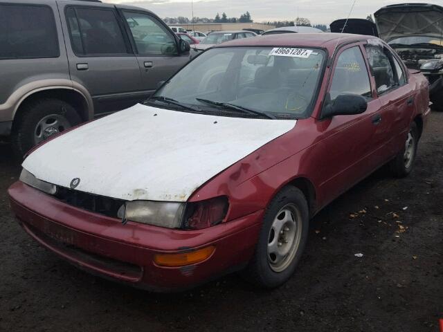 1NXBA02E6VZ649473 - 1997 TOYOTA COROLLA BA RED photo 2