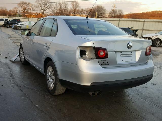 3VWJZ7AJXAM007625 - 2010 VOLKSWAGEN JETTA S SILVER photo 3