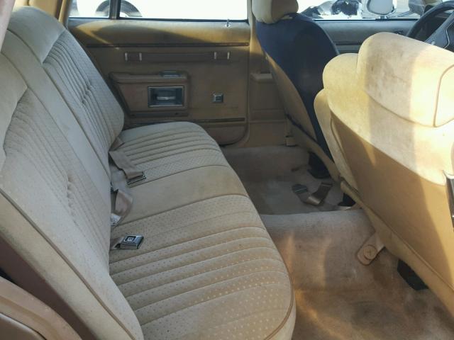 1G4BR35Y2GX415784 - 1986 BUICK LESABRE ES TAN photo 6