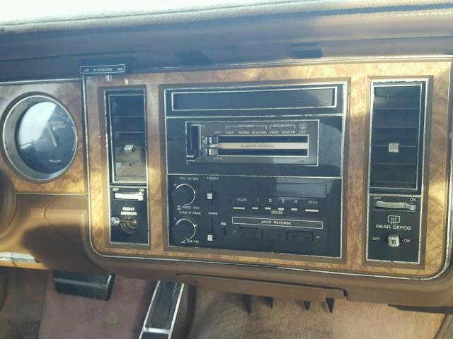 1G4BR35Y2GX415784 - 1986 BUICK LESABRE ES TAN photo 9