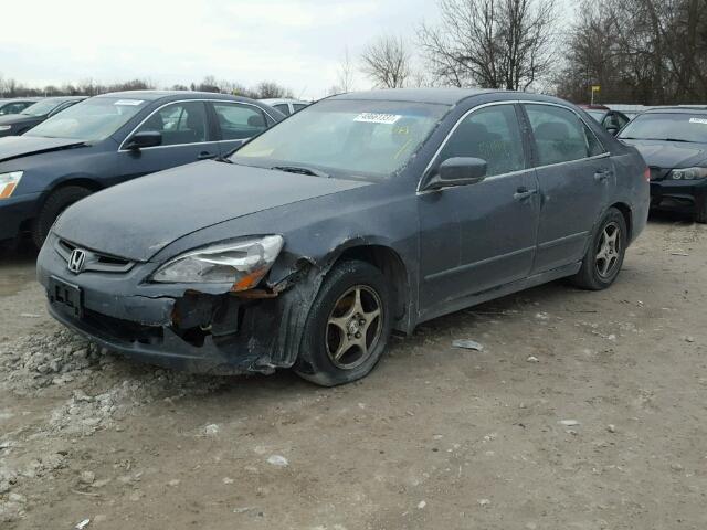 1HGCM56404A805524 - 2004 HONDA ACCORD LX GRAY photo 2