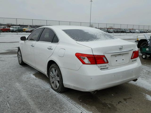 JTHBJ46G492278529 - 2009 LEXUS ES 350 WHITE photo 3