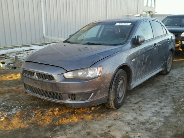 JA32U1FU2AU602663 - 2010 MITSUBISHI LANCER DE GRAY photo 2