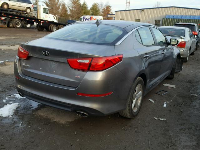 5XXGM4A73FG516026 - 2015 KIA OPTIMA LX CHARCOAL photo 4