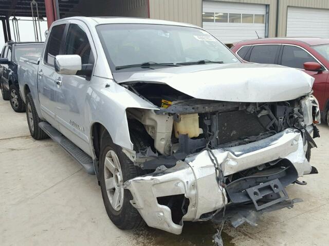 1N6BA07A56N568399 - 2006 NISSAN TITAN XE SILVER photo 1