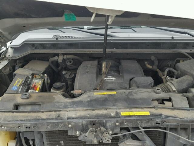 1N6BA07A56N568399 - 2006 NISSAN TITAN XE SILVER photo 7