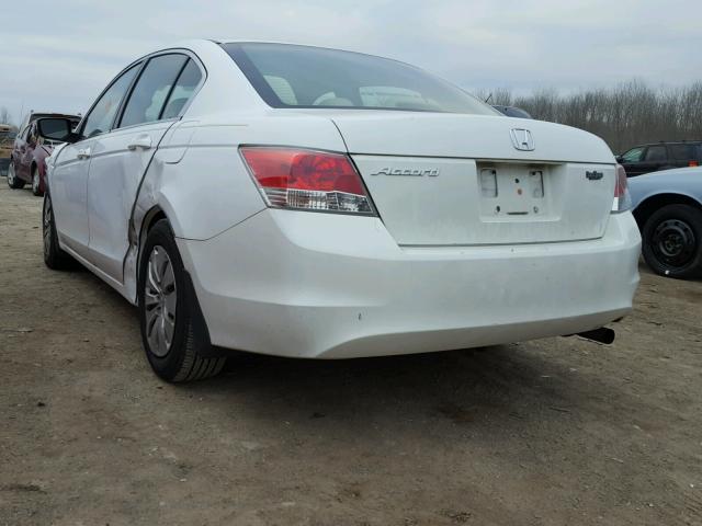 1HGCP263X8A094336 - 2008 HONDA ACCORD LX WHITE photo 3