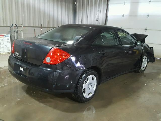 1G2ZF57B584245945 - 2008 PONTIAC G6 VALUE L BLACK photo 4