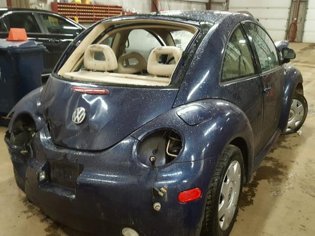 3VWCC21C9XM418618 - 1999 VOLKSWAGEN NEW BEETLE BLUE photo 4