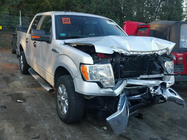 1FTFW1CFXDFD52150 - 2013 FORD F150 SUPER SILVER photo 1